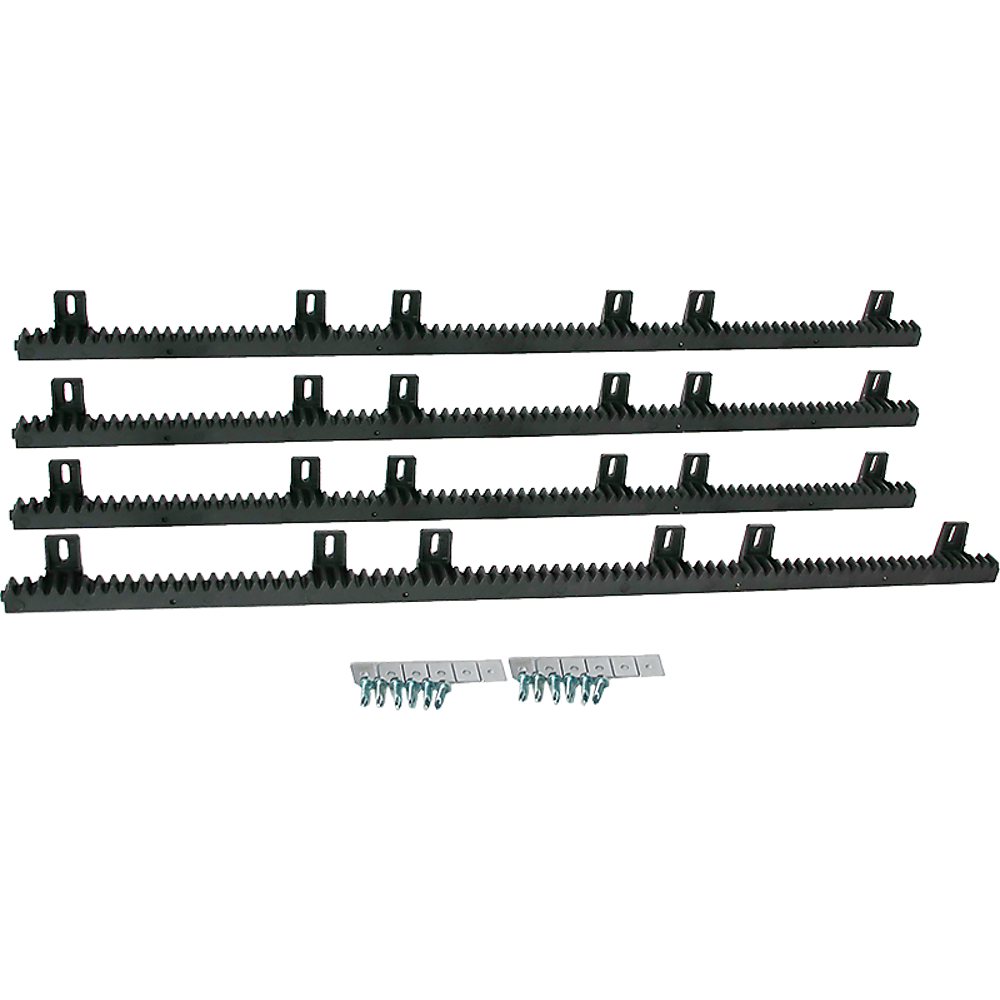 Sliding Gate Hardware Accessories Kit - 4m Gear Rack Track